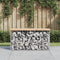 vidaXL - Tuinbank - schanskorfontwerp - 83x31,5x42 - cm - massief - grenenhout