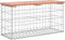 vidaXL - Tuinbank - schanskorfontwerp - 83x31,5x42 - cm - massief - douglashout