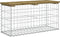 vidaXL - Tuinbank - schanskorfontwerp - 83x31,5x42 - cm - geïmpregneerd - hout