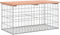 vidaXL - Tuinbank - schanskorfontwerp - 83x44x42 - cm - massief - douglashout