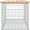 vidaXL - Tuinbank - Schanskorfontwerp - 83x44x42 - cm - massief - grenenhout