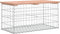 vidaXL - Tuinbank - schanskorfontwerp - 83x44x42 - cm - massief - douglashout