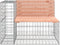 vidaXL - Tuinbank - schanskorfontwerp - 92x71x65,5 - cm - massief - douglashout