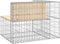 vidaXL - Tuinbank - schanskorfontwerp - 92x71x65,5 - cm - massief - grenenhout