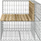 vidaXL - Tuinbank - schanskorfontwerp - 92x71x65,5 - cm - geïmpregneerd - hout