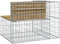 vidaXL - Tuinbank - schanskorfontwerp - 92x71x65,5 - cm - geïmpregneerd - hout