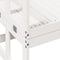 vidaXL - Tuinbank - verlengbaar - massief - grenenhout - wit