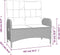 vidaXL - Tuinbank - verstelbaar - met - kussens - 107 - cm - poly - rattan - zwart