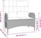 vidaXL - Tuinbank - verstelbaar - met - kussens - 107 - cm - poly - rattan - grijs