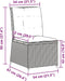 vidaXL - Tuinbank - verstelbaar - met - kussens - poly - rattan - bruin