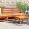 vidaXL - Tuinbank - zonder - armleuning - 2 - st - 70x70x67 - cm - grenenhout - wasbruin
