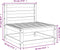 vidaXL - Tuinbank - zonder - armleuning - 2 - st - 70x70x67 - cm - grenenhout - wasbruin