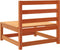 vidaXL - Tuinbank - zonder - armleuning - 2 - st - 70x70x67 - cm - grenenhout - wasbruin