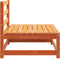 vidaXL - Tuinbank - zonder - armleuning - 3 - st - 70x70x67 - cm - grenenhout - wasbruin