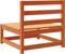 vidaXL - Tuinbank - zonder - armleuning - 3 - st - 70x70x67 - cm - grenenhout - wasbruin