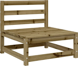vidaXL - Tuinbank - zonder - armleuning - 70x70x67 - cm - geïmpregneerd - grenenhout