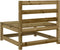 vidaXL - Tuinbank - zonder - armleuning - 70x70x67 - cm - geïmpregneerd - grenenhout