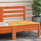 vidaXL - Tuinbank - zonder - armleuning - massief - grenenhout - wasbruin