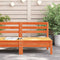 vidaXL - Tuinbank - zonder - armleuning - massief - grenenhout - wasbruin