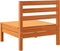 vidaXL - Tuinbank - zonder - armleuning - massief - grenenhout - wasbruin