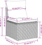 vidaXL - Tuinbank - zonder - armleuning - met - kussens - poly - rattan - zwart