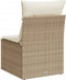 vidaXL - Tuinbank - zonder - armleuning - met - kussens - poly - rattan - beige