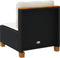 vidaXL - Tuinbank - zonder - armleuning - met - kussens - poly - rattan - zwart
