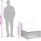 vidaXL - Tuinbank - zonder - armleuning - met - kussens - poly - rattan - grijs