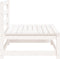 vidaXL - Tuinbank - zonder - armleuningen - 2 - st - 70x70x67 - cm - grenenhout - wit