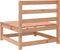 vidaXL - Tuinbank - zonder - armleuningen - 2 - st - 70x70x67 - cm - douglashout