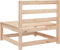 vidaXL - Tuinbank - zonder - armleuningen - 2 - st - 70x70x67 - cm - grenenhout
