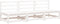 vidaXL - Tuinbank - zonder - armleuningen - 3 - st - 70x70x67 - cm - grenenhout - wit