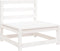vidaXL - Tuinbank - zonder - armleuningen - 3 - st - 70x70x67 - cm - grenenhout - wit