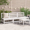 vidaXL - Tuinbank - zonder - armleuningen - 3 - st - 70x70x67 - cm - grenenhout - wit