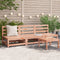 vidaXL - Tuinbank - zonder - armleuningen - 3 - st - 70x70x67 - cm - douglashout