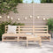 vidaXL - Tuinbank - zonder - armleuningen - 3 - st - 70x70x67 - cm - grenenhout