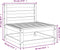 vidaXL - Tuinbank - zonder - armleuningen - 3 - st - 70x70x67 - cm - grenenhout