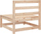 vidaXL - Tuinbank - zonder - armleuningen - 3 - st - 70x70x67 - cm - grenenhout