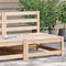 vidaXL - Tuinbank - zonder - armleuningen - 70x70x67 - cm - massief - grenenhout