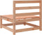 vidaXL - Tuinbank - zonder - armleuningen - 70x70x67 - cm - massief - douglashout