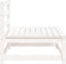 vidaXL - Tuinbank - zonder - armleuningen - 70x70x67 - cm - massief - grenenhout - wit