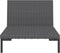 vidaXL - Tuinbanken - 2 - st - met - kussens - halfrond - poly - rattan