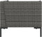 vidaXL - Tuinbanken - 2 - st - met - kussens - halfrond - poly - rattan