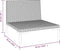 vidaXL - Tuinbanken - 2 - st - met - kussens - halfrond - poly - rattan