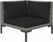 vidaXL - Tuinbanken - 2 - st - met - kussens - halfrond - poly - rattan