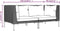 vidaXL - Tuinbanken - 2 - st - met - kussens - halfrond - poly - rattan