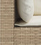 vidaXL - Tuinbanken - 2 - st - met - kussens - poly - rattan - beige