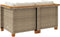 vidaXL - Tuinbanken - 2 - st - met - kussens - poly - rattan - beige