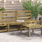 vidaXL - Tuinbanken - 2 - st - zonder - armleuning - 70x70x67 - cm - grenenhout