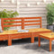 vidaXL - Tuinbanken - 2 - st - zonder - armleuning - massief - grenenhout - wasbruin